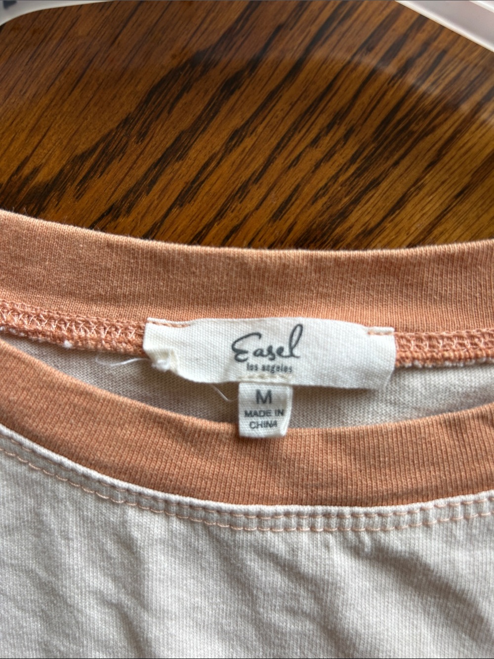 easel Peace In The Desert Patchwork Pullover in Cream, Rust, Olive - Picture 5 of 6
